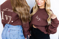 Ivy Signature Crewneck - Chocolate Brown