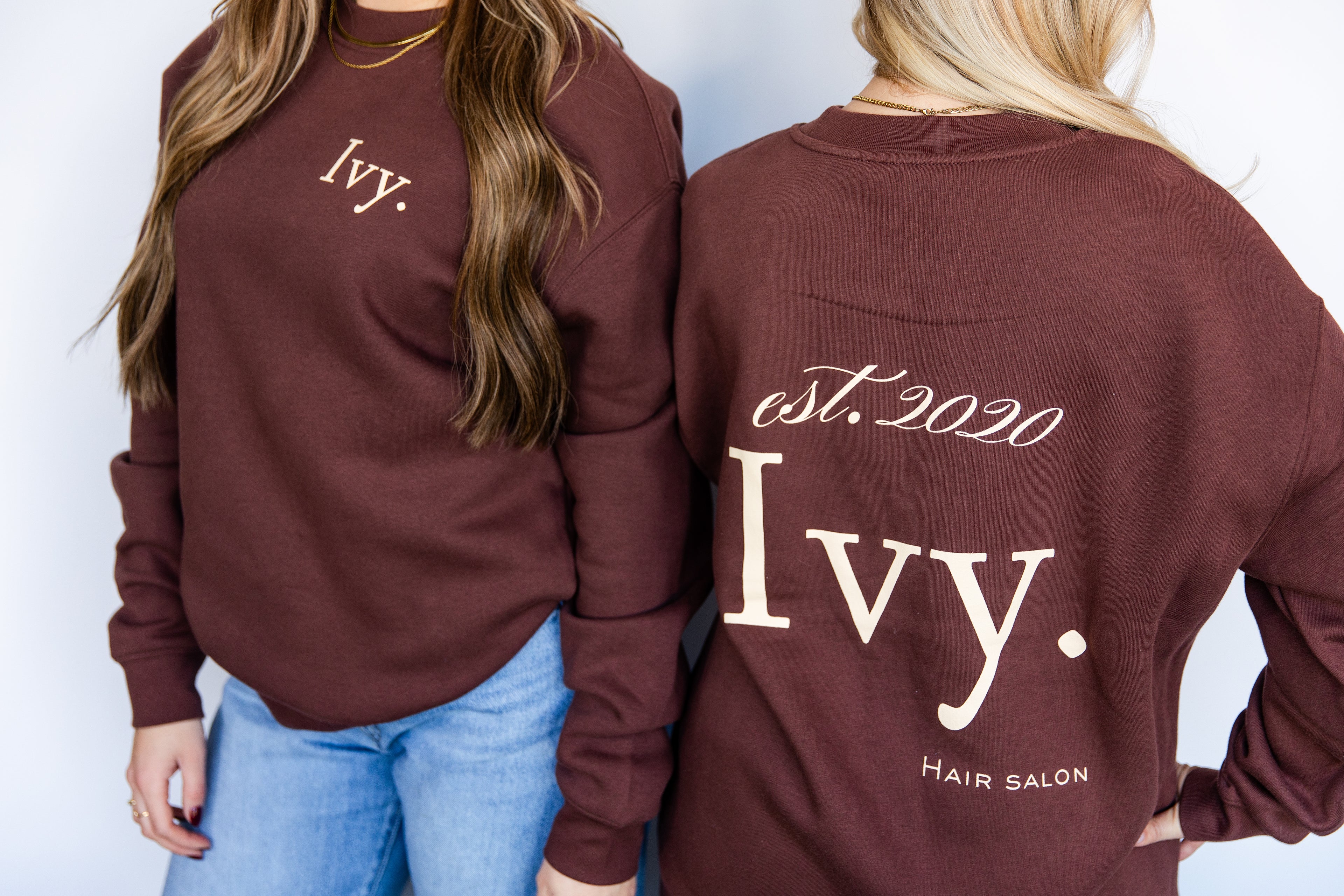 Ivy Signature Crewneck - Chocolate Brown